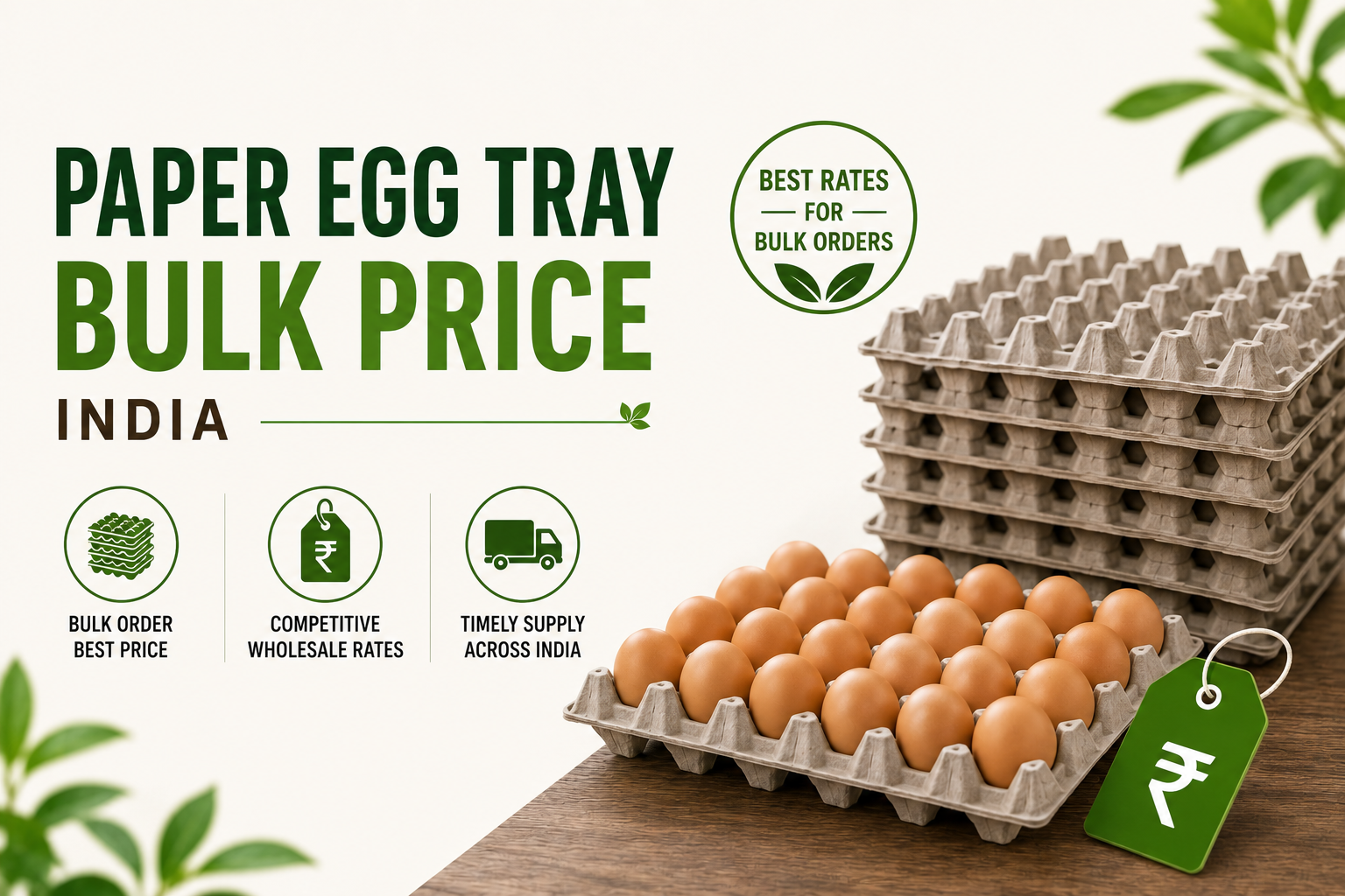 Paper Egg Tray Bulk Price in India: What Buyers Should Know Before Ordering